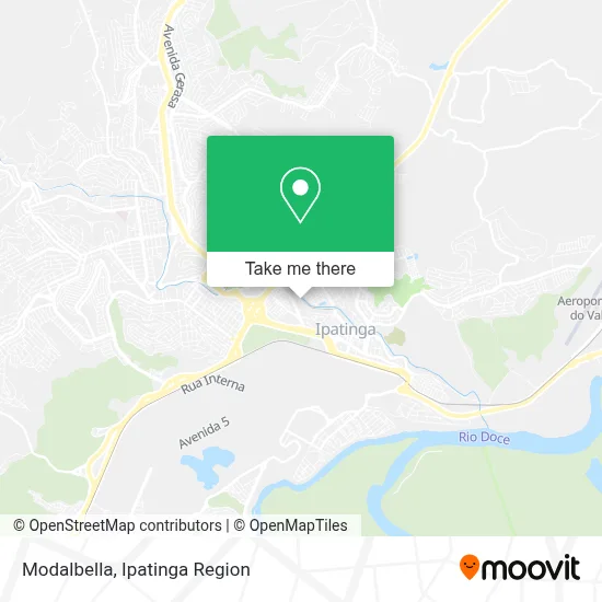 Modalbella map
