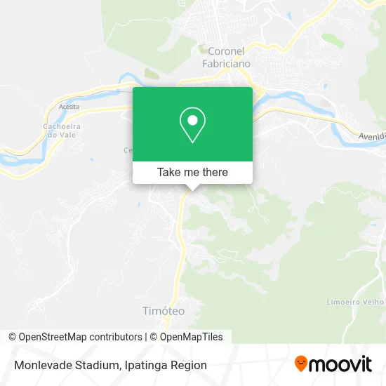 Monlevade Stadium map