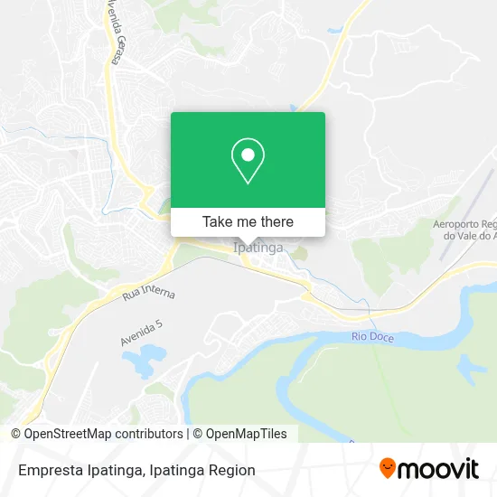 Empresta Ipatinga map