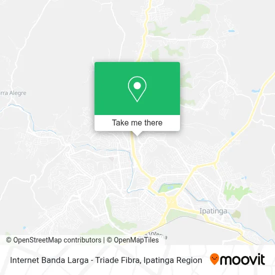 Internet Banda Larga - Triade Fibra map