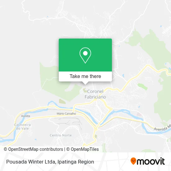 Pousada Winter Ltda map