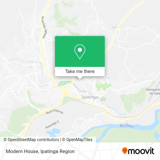 Casa Moderna map