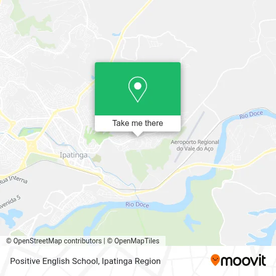 Positive English School map
