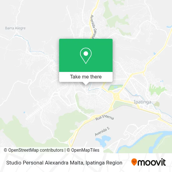 Studio Personal Alexandra Malta map