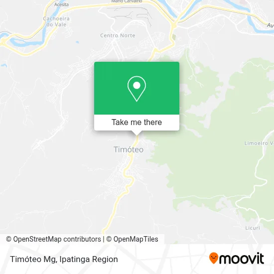Timóteo Mg map