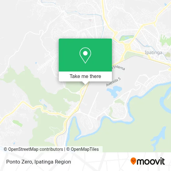 Ponto Zero map