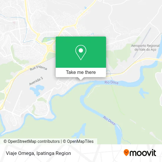 Viaje Omega map