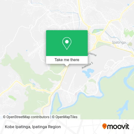 Kobe Ipatinga map