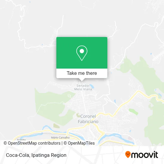 Coca-Cola map