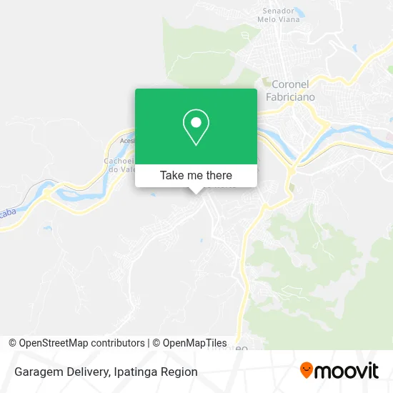 Garagem Delivery map