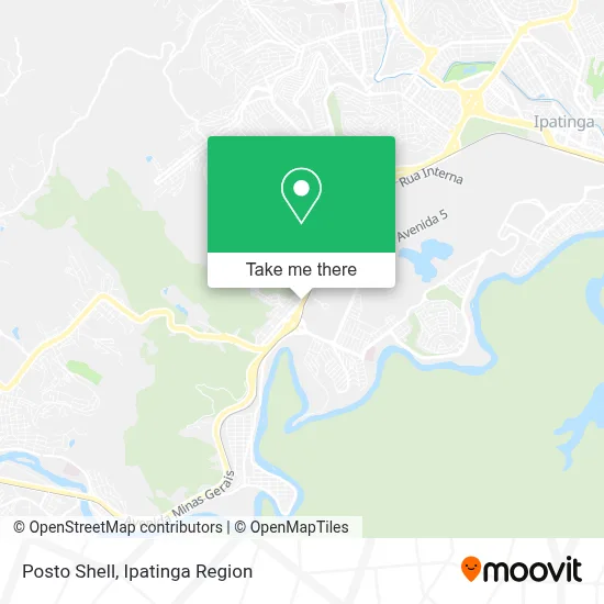 Posto Shell map