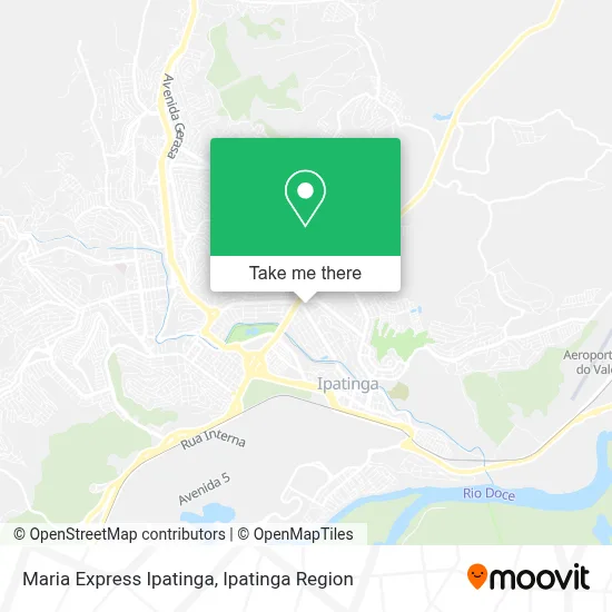 Maria Express Ipatinga map