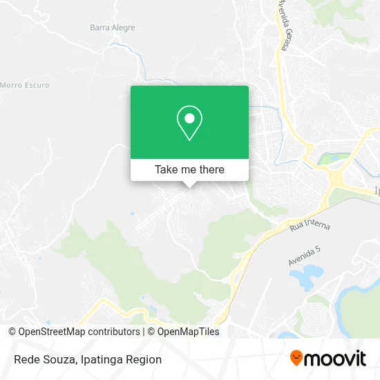 Rede Souza map