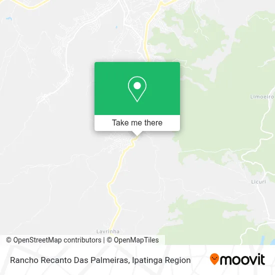 Rancho Recanto Das Palmeiras map