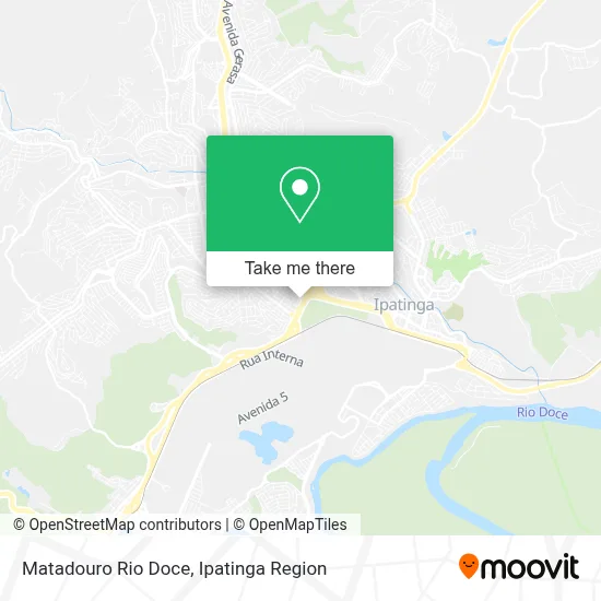 Matadouro Rio Doce map