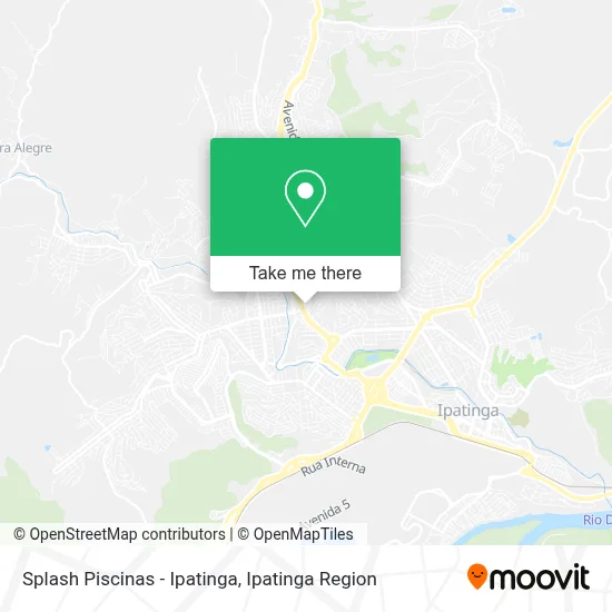 Splash Piscinas - Ipatinga map