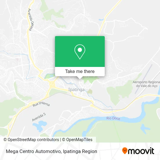 Mega Centro Automotivo map