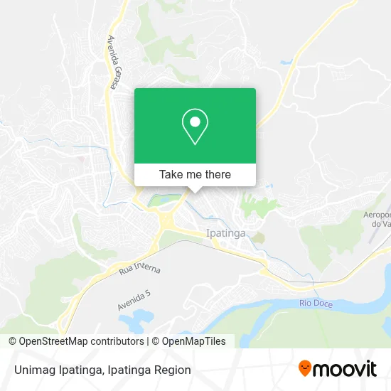 Unimag Ipatinga map