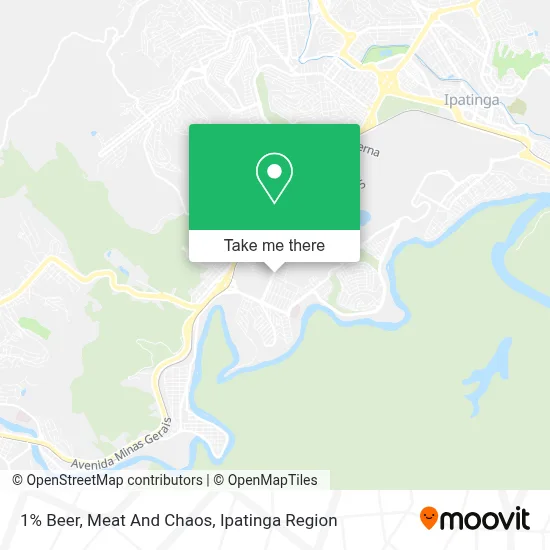 1% Beer, Meat And Chaos map