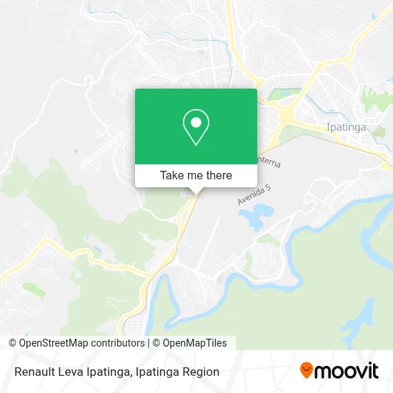 Renault Leva Ipatinga map