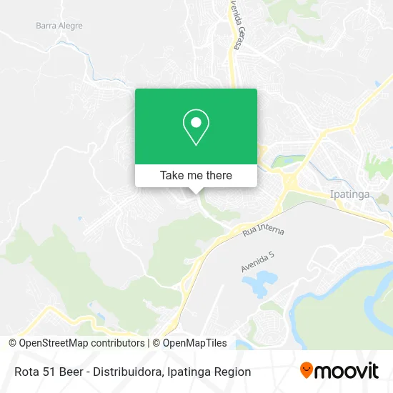 Rota 51 Beer - Distribuidora map