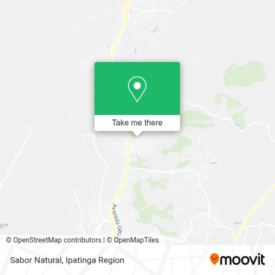 Sabor Natural map