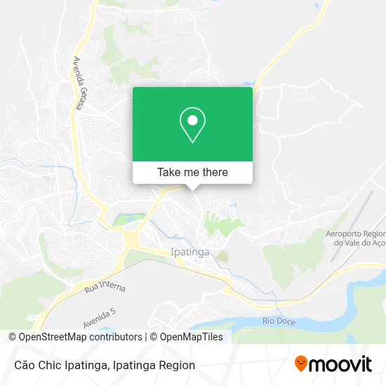 Cão Chic Ipatinga map