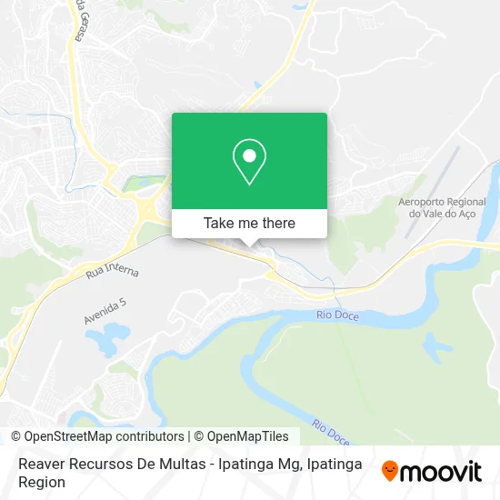 Reaver Recursos De Multas - Ipatinga Mg map