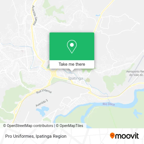 Pro Uniformes map