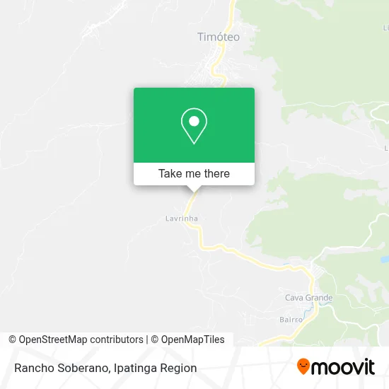 Rancho Soberano map