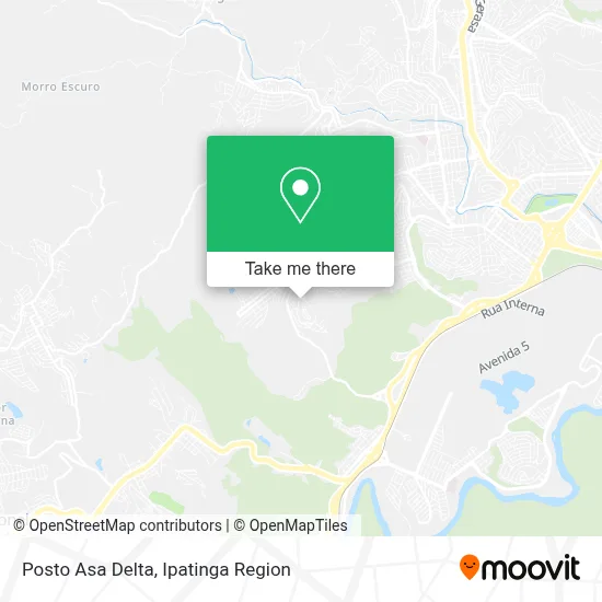 Posto Asa Delta map