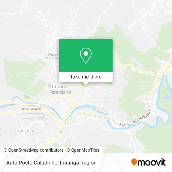 Auto Posto Caladinho map