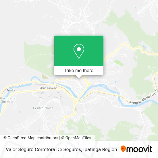 Valor Seguro Corretora De Seguros map