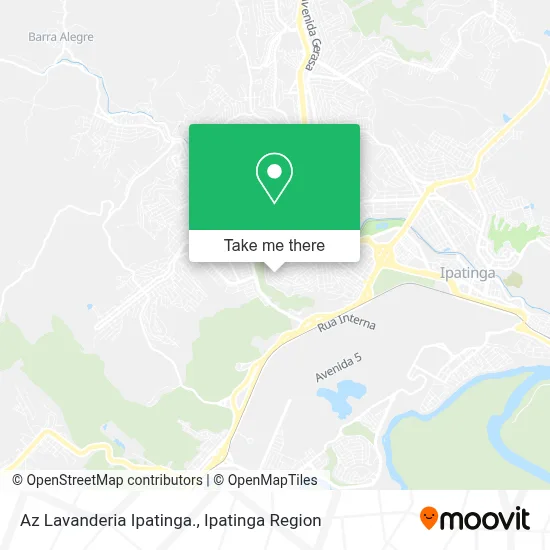 Az Lavanderia Ipatinga. map