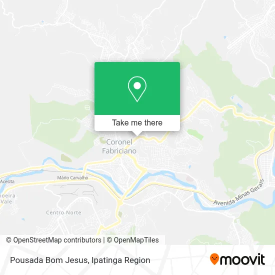 Pousada Bom Jesus map