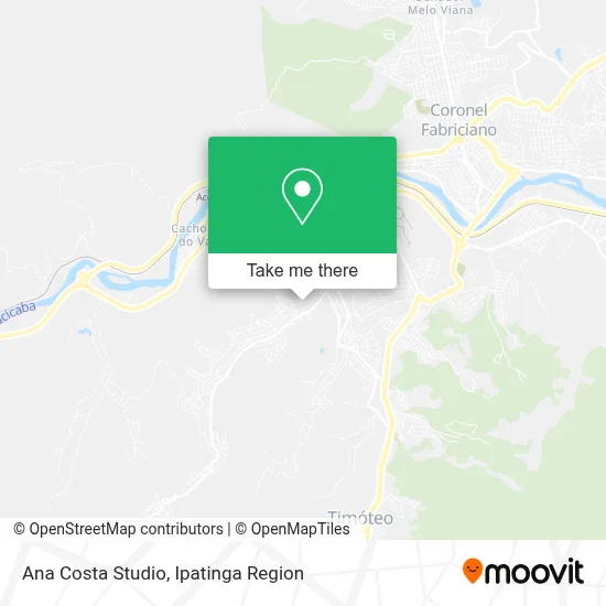 Ana Costa Studio map