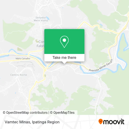 Vamtec Minas map