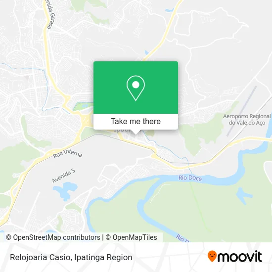 Relojoaria Casio map