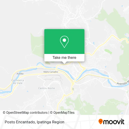 Posto Encantado map