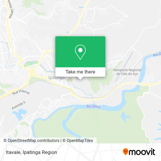 Itavale map
