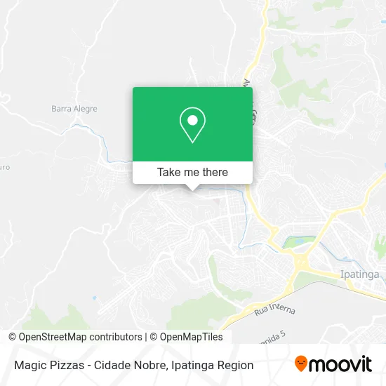 Magic Pizzas - Cidade Nobre map