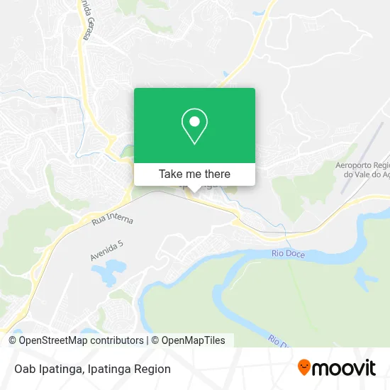 Oab Ipatinga map