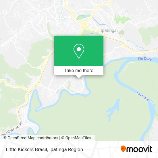 Little Kickers Brasil map
