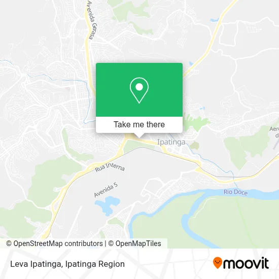 Leva Ipatinga map