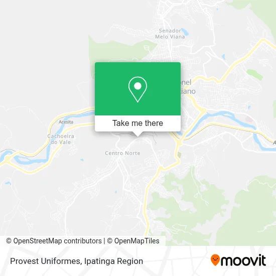 Provest Uniformes map