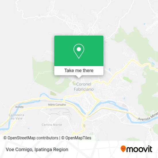 Voe Comigo map