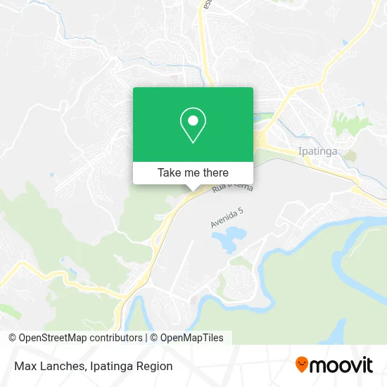 Max Lanches map