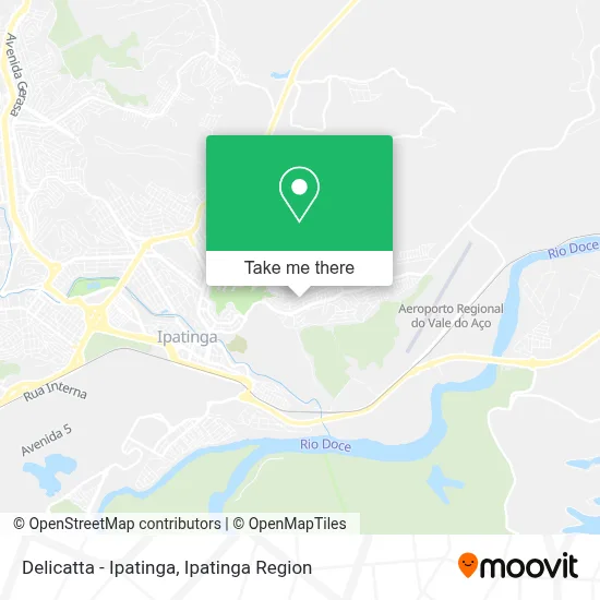 Delicatta - Ipatinga map