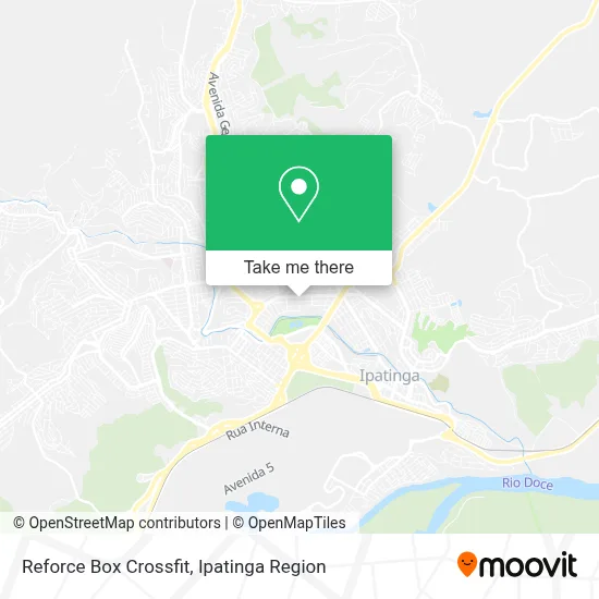Reforce Box Crossfit map