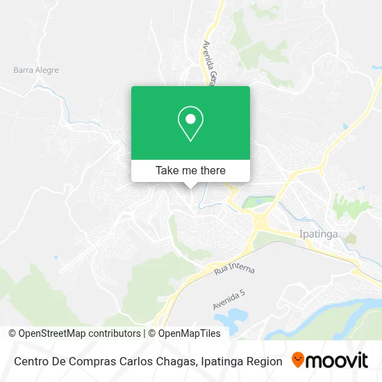 Centro De Compras Carlos Chagas map